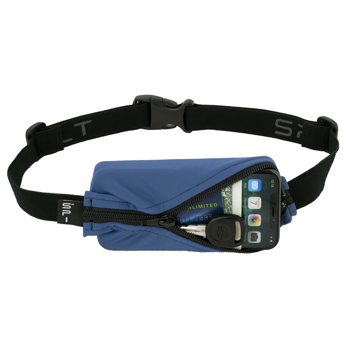 Spibelt Original Running Belt - Steel Blue